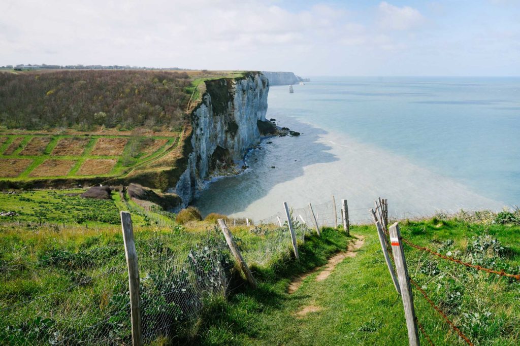 Randonnée le long des falaises d'Etretat