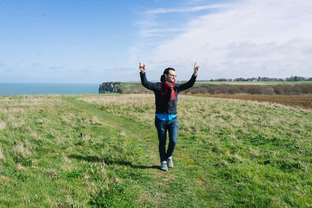 Randonnée le long des falaises d'Etretat